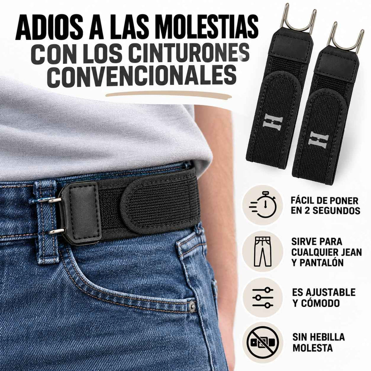 BeltPro: Ajustador Elastico de cinturon
