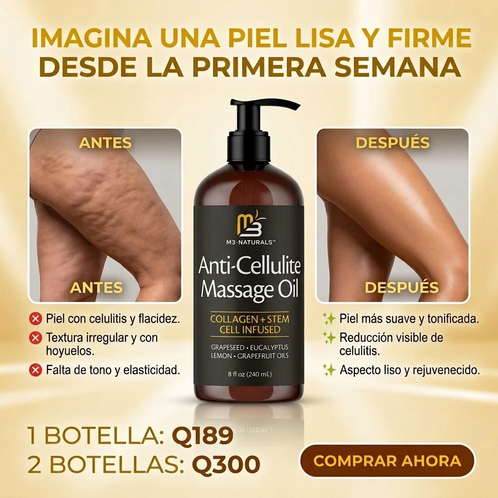 Oferta especial 2x1: M3 Naturals™ - Aceite reafirmante corporal