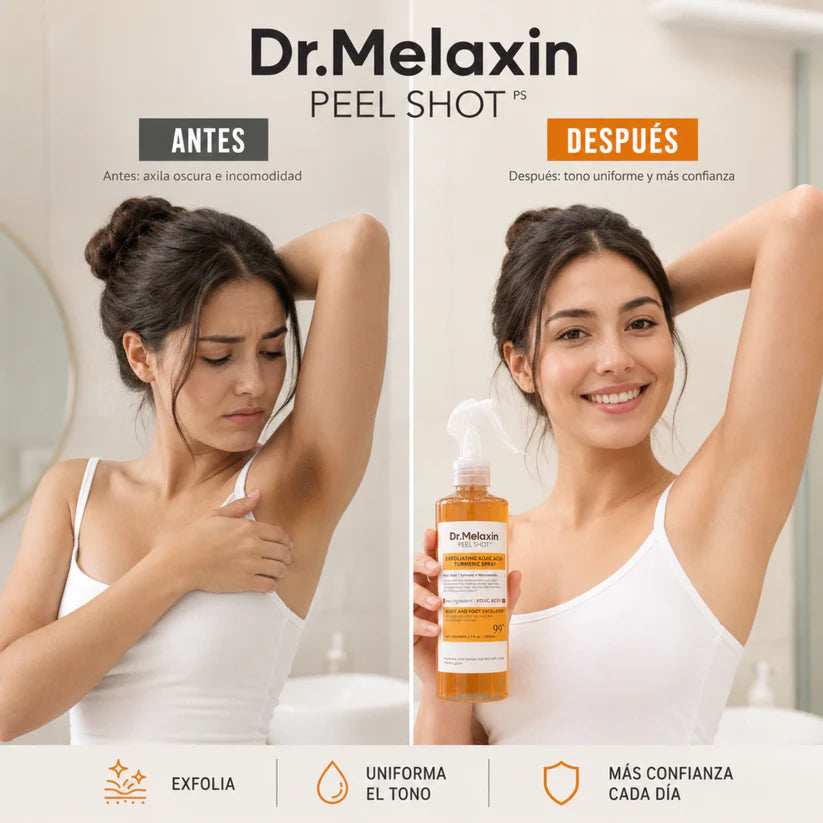 Dr. Melaxin™: Exfoliante Aclarador de Zonas Oscuras
