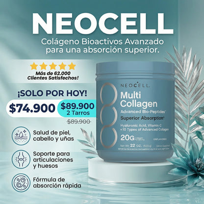 Oferta especial 2x1: Neocell Collagen con Bio Peptidos