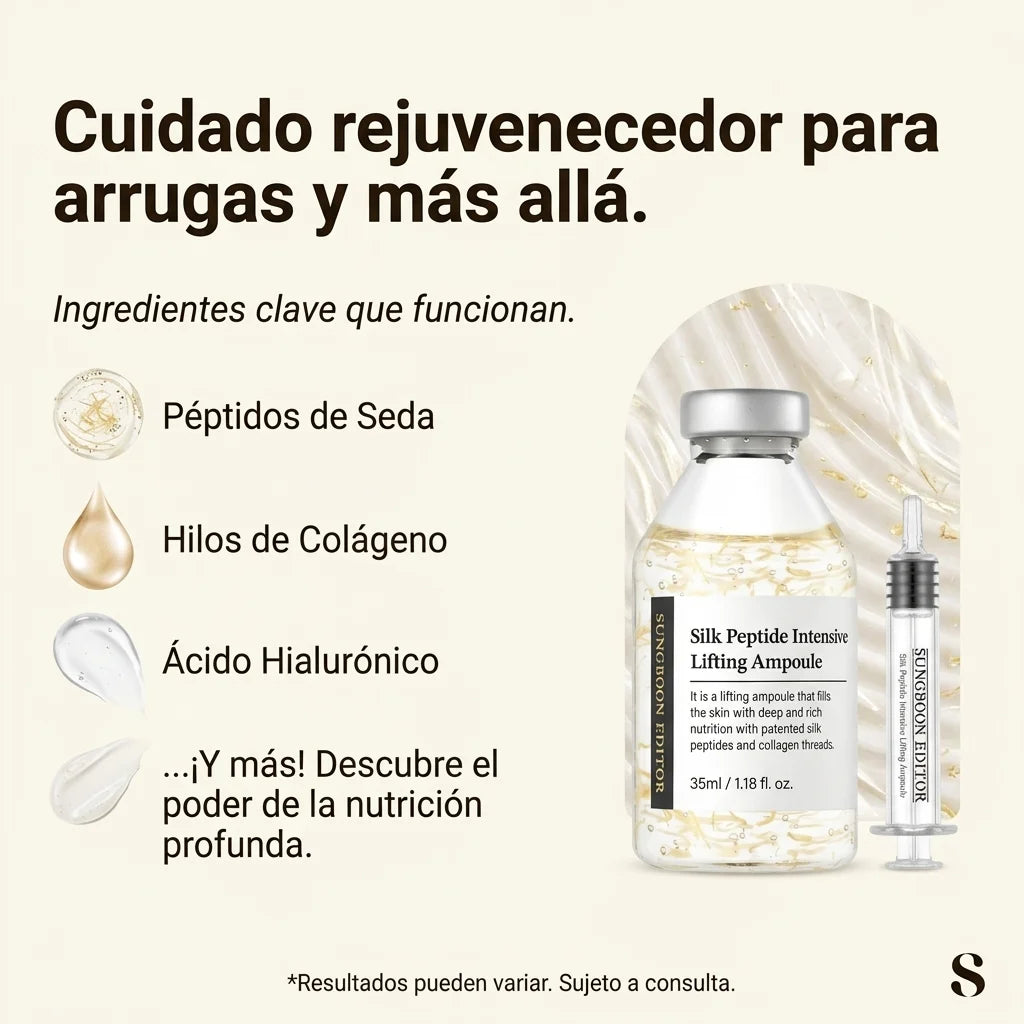 Suero Facial Efecto Lifting para Piel Más Firme y Rejuvenecida