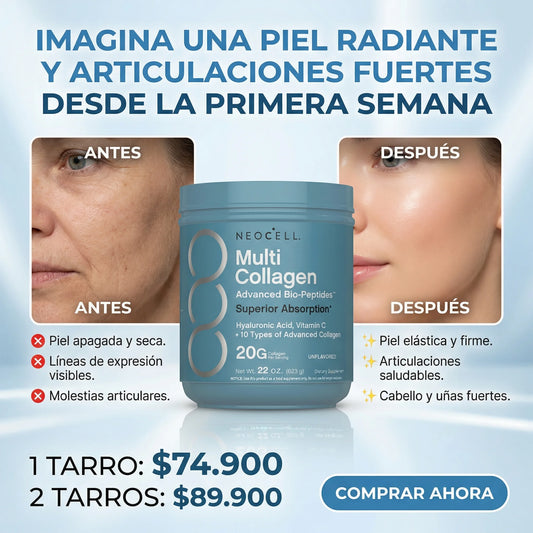 Oferta especial 2x1: Neocell Collagen con Bio Peptidos