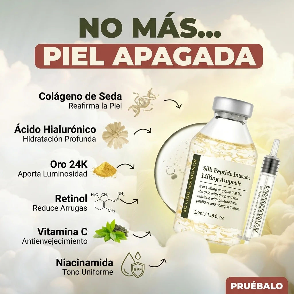 Suero Facial Efecto Lifting para Piel Más Firme y Rejuvenecida