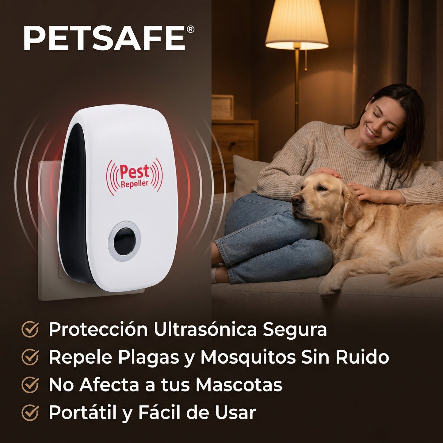 PetSafe™ | Repelente ultrasónico seguro para mascotas