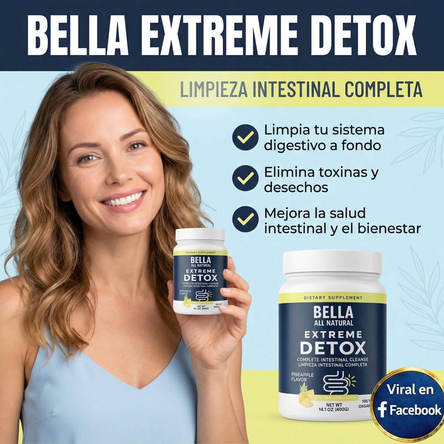 Bella Natural | Reduce la hinchazón y renueva tu bienestar diario.